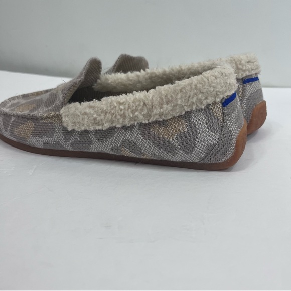 Rothy’s “the cozy loafer” slippers in animal print. - Picture 6 of 7